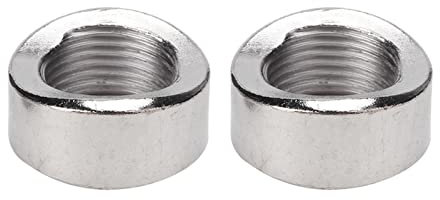 Akozon Écrous Hexagonaux, 2 Pièces, Acier Inoxydable, M18 x 1.5, ISO Métrique, Capteur D'oxygène