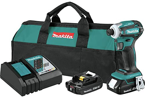 Makita XDT19R 18V LXT® Lithium-Ion Compact Brushless Cordless Quick-Shift Mode™ 4-Speed Impact Driver Kit (2.0Ah)