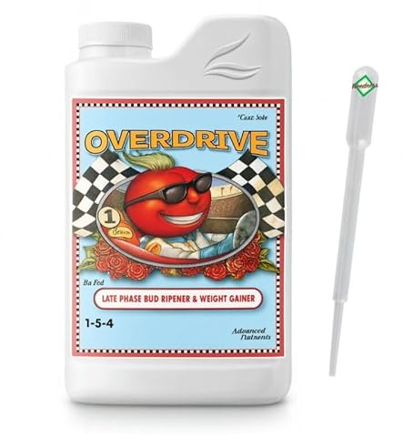 Weedness Advanced Nutrients Overdrive 1 Liter - NPK Dünger Grow Anbau Indoor Erde Flüssigdünger Organischer Bio