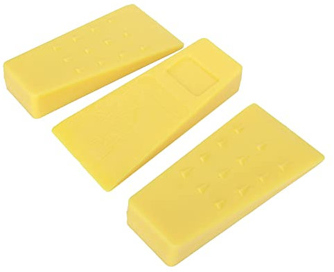 3 Stück 5,5 BaumFällkeile mit Spikes für Sicheres Schneiden von Bäumen, Fällkeil Kunststoff, Forstkeil Baumkeile Kunststoff Forstkeil, Robust und Langlebig, Zubehörwerkzeug für Holzfäller, 14cm