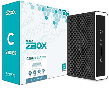 Zotac ZBOX CI669 Nano Intel Core i7 Xe Graphics Barebone Mini PC