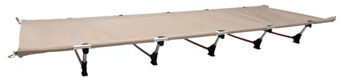 kangten Feldbett Ultraleichtes Klappbett Faltendes Zelt Camping Cot Bett Tragbares Schlafbett bis 150kg Campingliege für Zelten Wandern (Khaki)