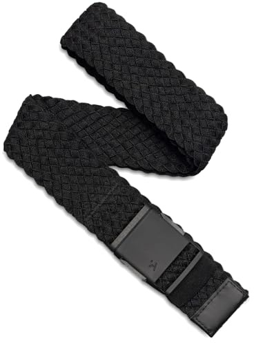 Arcade The Futureweave - Cintura unisex a 4 vie, con fibbia in metallo da viaggio, Nero, Taglia unica