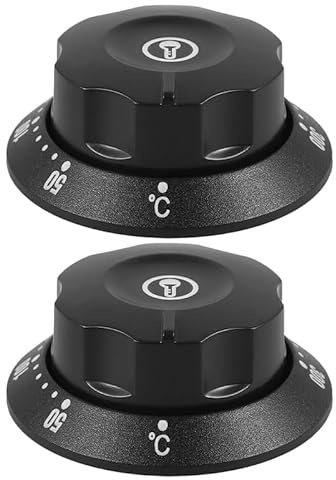 2piezas Perillas De Reemplazo Para Termostato De Horno Y Freidora Control De Temperatura Preciso Para Calentadores De Agua Y Cocinas Diseño Duradero Y Fácil Instalación