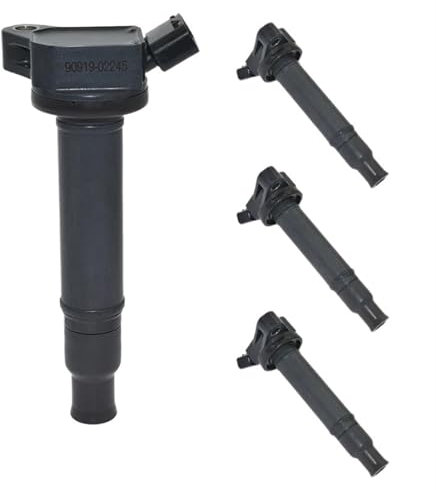 DZSTAIYOUSM Zündverteiler 90919-02245 Zündspule Für Toyota Für Mark 2 Für JZX110 Für Crown JZS171 Für Progres Für Verossa 9091902245 90919 02245 Auto Zubehör Blockzündspule(4Pcs)