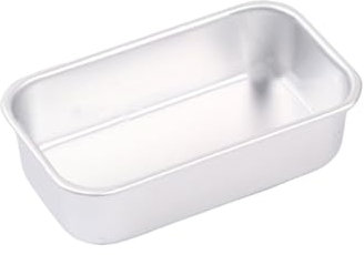 Prácticos moldes rectangulares para pasteles, de aleación de aluminio, suministros para hornear pasteles adecuados para hornear pasteles