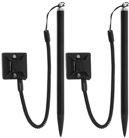 HOMOCONO 2 StüCk Resistiver Eingabestift Mit Halteband Und Basis FüR Tablet Und Smartphone PräZiser Touchscreen-Stift Mit Verlierschutz Und Stifthalter