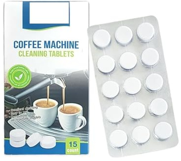 Tabletas De Limpieza Efervescentes For Máquina De Café, 30 Unidades, Elimina Aceites De Café, Depósitos De Calcio, Piezas De Residuos