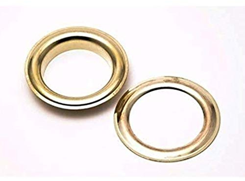Uteruik - Occhielli e rondelle a prova di ruggine, 20 mm, per tende in tessuto, in pelle, per arti e artigianato, 50 pezzi