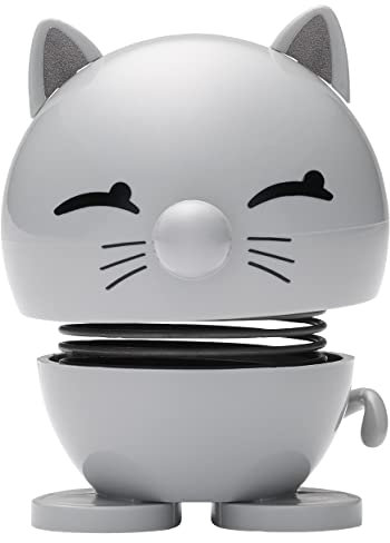 Hoptimist - Animals - Scandinavian Design Decorative Figures (Small - Cat - Light Grey)