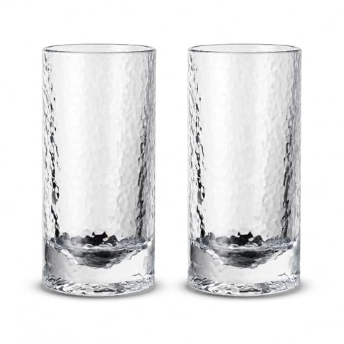 Holmegaard Longdrink-Glas 32 cl 2 Stck. Forma im Bauhaus-Stil Skulptural, klar