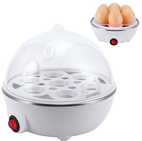 Cuociuova Elettrico a Vapore, Bollitore Multifunzionale per Cucina, Mini Caldaia Domestica con Spina UE