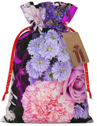 Bunte Natur Blume Kleine Geschenktüten Personalisierte Geschenktüten Weihnachten Geschenktüten Party Geschenktüten Große Geschenktüte