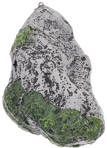 DOITOOL künstlicher Moosstein Kunststeindekor Dekorationen für Aquarien Bimsstein Betta-Aquarium Ornament Aquarienverzierung Aquarium Steinverzierung Betta Fisch Zubehör Requisiten Harz