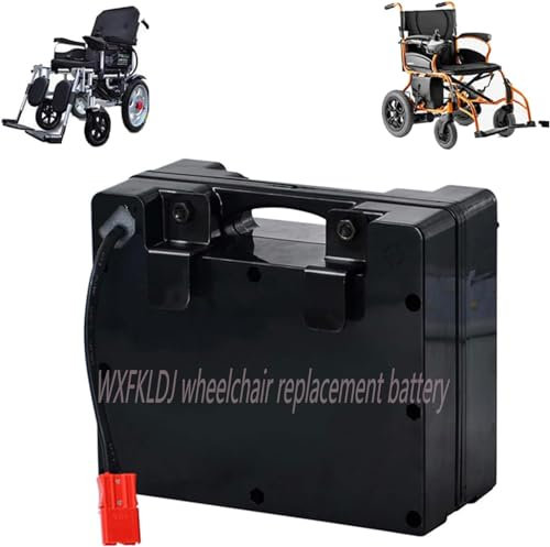 Dbtxwd 24V electric wheelchair battery 24V 20Ah 25Ah 30Ah lithium battery with charger for 200W-750W motor Lead Acid Replacement Batteries,24V 30Ah
