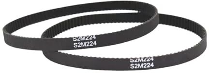 2pcs S2M-152(76 denti) cinghie dentate di trasmissione in gomma, larghezza 6mm, adatte per macchinari industriali, stampanti, automobili