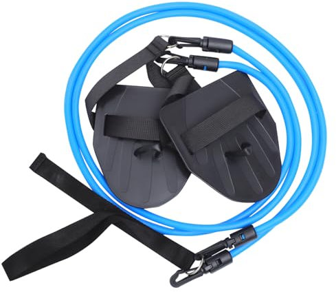 MUSISALY Schwimmtrainer Widerstandsband Verstellbar Für Erwachsene Schwimmtraining Pool Fitness Gürtel Schwimmgurtel Geeignet Für Statisches Schwimmen Krafttraining Und Ganzkörpertraining