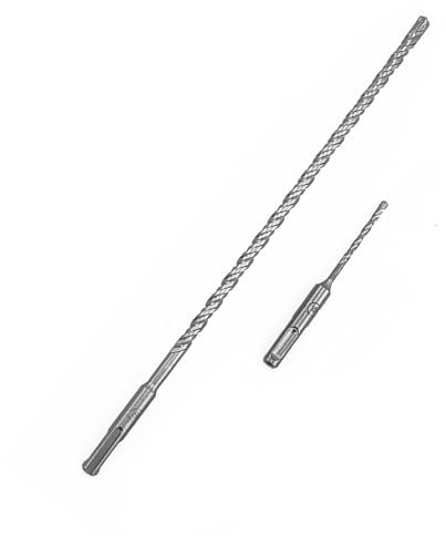 Set di 2 punte per trapano SDS Plus, per trapano, cemento, pietra e cemento (8 x 310 mm, 4 x 110 mm)