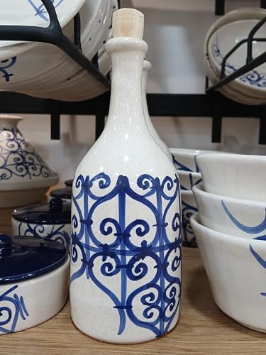 Bouteille d'huile, vinaigre en céramique, poterie - huilier - cruche - 500 ML