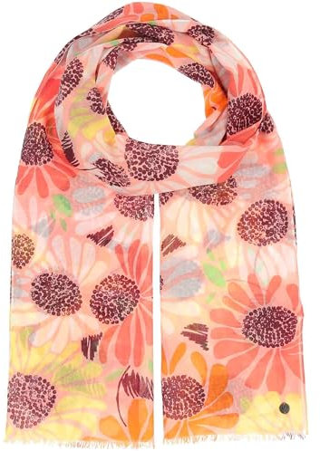 FRAAS Damhalsduk med XL blomtryck – 50 x 180 cm storlek – av bomulls-blomning, Blommande, one size