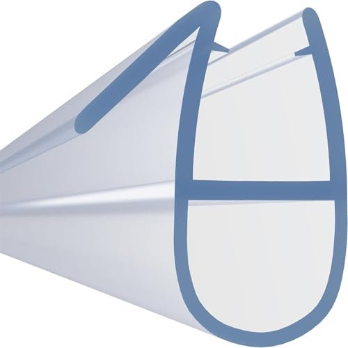 Joint d'étanchéité pour porte de douche 70 cm en PVC imperméable pour empêcher les fuites de douche et créer une barrière d'eau (8 mm)