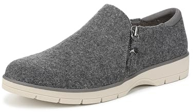 Dr. Scholl's Women's Nice Day Now Loafer Charcoal Grey Wool 9 M