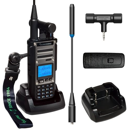 HYSHIKRA QUANSHENG TK-11 (8) Walkie Talkie 10W VHF/UHF | 3000mAh Supporto pastella Ricezione a banda piena e trasmissione multi-banda Analizzatore di spettro NOAA