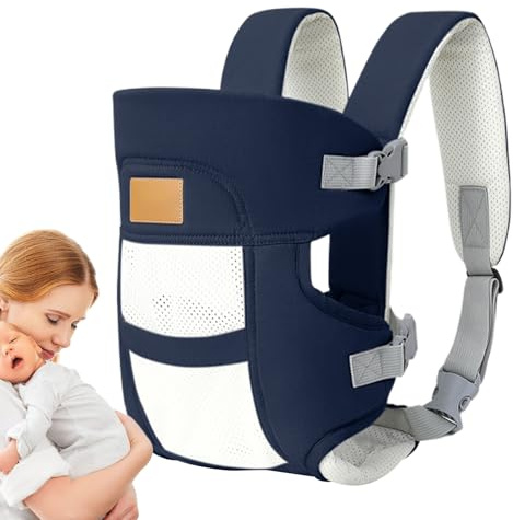 Opdestn Portabebè,Ergonomico Traspirante con Supporto Testa Regolabile - Sacca Orizzontale Ergonomica Traspirante con Supporto Testa Regolabile per Passeggiate, Camminate con il Cane e Commissioni