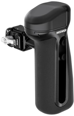 NEEWER Mango Lateral de liberación rápida con Zapata fría antiapagado, rotación de 360°, Agarre Antideslizante de Silicona, Compatible con iPhone 16 Pro MAX S25 Ultra, Accesorios de Jaula de teléfono