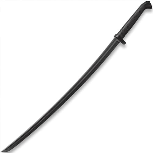 HONSHU Practice Katana Sword - Bokken, One-Piece Polypropylene Construction, Virtually Unbreakable, Feels and Looks Like Real Katana, Textured Handle - Sword for Martial Arts Training - Length 41”