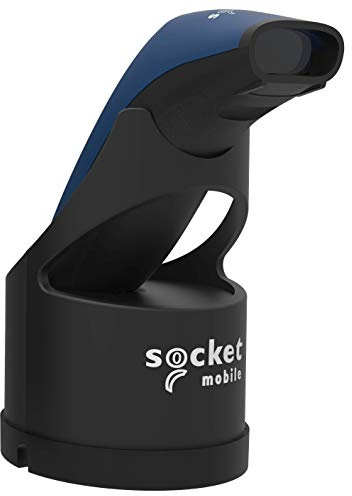 SocketScan S740 Universal-Barcode-Scanner, blau und schwarz Ladestation