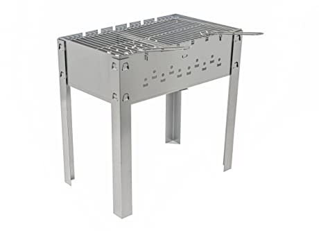 ACTIVA Schaschlikgrill I Premium Mangal Grill inkl. verchromtem Grillrost & Spieße I Robuster Holzkohlegrill für ein einzigartiges Grillerlebnis