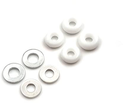 SPITBOARDS Fingerboard O-Ring Bushings Washer - White