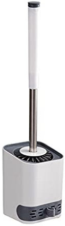 escobilla de baño y soporte Soporte de cepillo de baño Hogar montado en la pared Aseo suave Cepillo de limpieza Baño Mango largo Limpieza Brochetas Silicona inodoro Cubierta Cepillo Conjunto Cepillo d