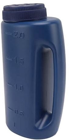Miokycl Épandeur d'engrais portatif pour semis d'herbe ou de sel (bleu)
