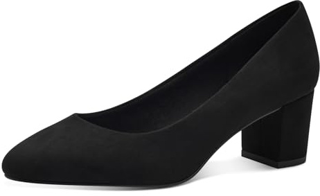 MARCO TOZZI Damen Pumps mit Blockabsatz Elegant, Schwarz (Black), 38 EU