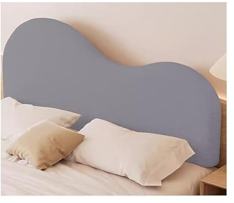 XILYZMO Wandpaneel Gepolstert, Rückenlehne Kopfteil Kissen, Mit Abnehmbar Abdeckung Rückenstütze Kissen, Kinder Antikollisions Gepolstert Für Bett Tagesbett(Grey,200x81.8cm)