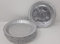 Foglish Home & Garden 25 x Aluminium Foil 6 17cm Round Pie Flan Tart Plates Trays Tin Kitchen Baking Airfryer BBQ 169x14mm