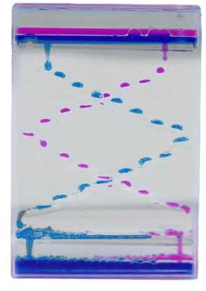 Flüssige Sanduhr – tragbarer Öl-Timer aus Acryl | Acryl-Sensor-Timer, beruhigendes Spielzeug, Stressabbau, Schreibtisch-Spielzeug, Schreibtisch-Dekoration, Wasser-Timer, flüssiges sensorisches Spielze