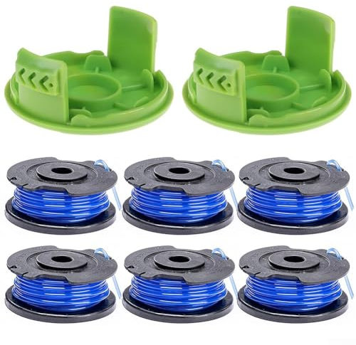 Bobina de alambre de repuesto de alta calidad, 165 mm, para cortabordes (6 + 2)