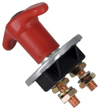 Universeller Batterietrennschalter 12V 24V 250A max 1000A Trennschalter Batterie PKW LKW Wohnwagen Camper Baumaschine Traktor Hauptschalter