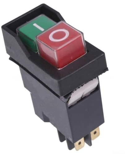 089240028147 Interrupteur à bouton-poussoir pour scie de table en plastique noir Accessoire de rechange pour scie à table RTS08 RTS12 RTS23