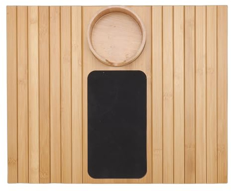 Fockety Bandeja para Reposabrazos de sofá, Plegable, Antideslizante, Bandeja para Brazo de sofá, Mesa, para Brazo de, para Portavasos, para, Sillón,