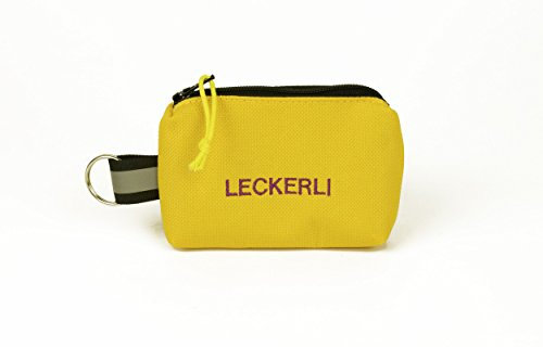 ANDREAS WIPPER Mit Wunschname möglich. Futterbeutel, Leckerlibeutel, Futtertasche, Leckerlitasche, Schlüsselanhänger Leckerli Yellow Edition