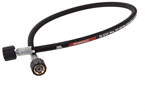 Tuyau de raccordement haute pression 400 bar DN8 M22 pour KARCHER HD HDS 1 m