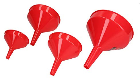4pc petit entonnoir de carburant en plastique becs de l'eau Diesel Essence