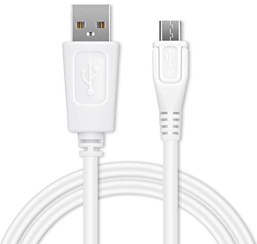 CELLONIC USB Kabel 1m kompatibel mit Logitech Harmony Elite, Harmony 950, Harmony One Ultimate/nVidia Shield TV Ladekabel Micro USB auf USB A 2.0 Datenkabel 1A weiß PVC