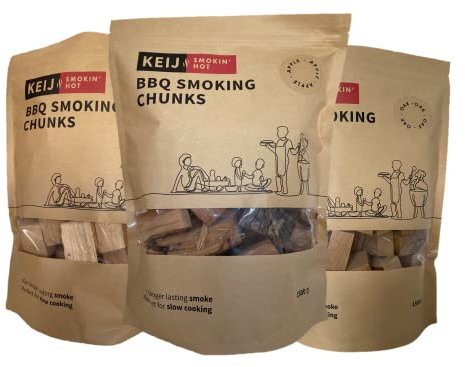 Probepaket Räucherholz Chunks - Räucherklötze
