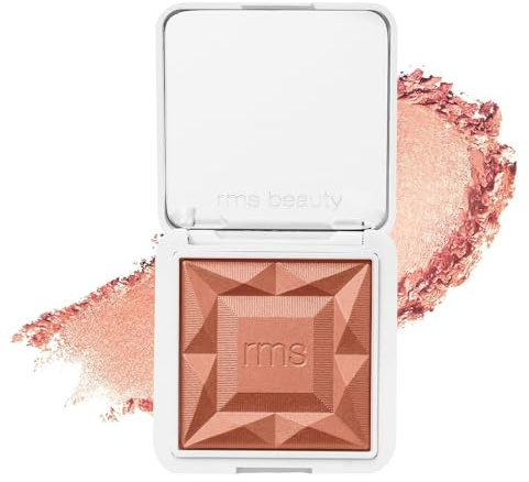 RMS Beauty ReDimension Hydra Blush – Talc-Free Gel-to-Powder Luminous Blush – 8-Hour Wear Long-Lasting Glow with Jojoba Oil – Refillable Mirror Compact – 0.25 oz
