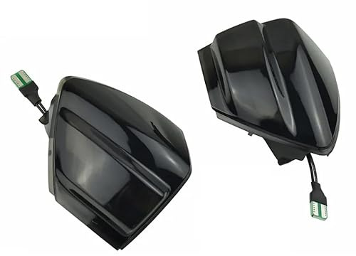 Car Passion Indicatore di direzione Freccia Specchietto laterale LED Compatibile con Ford Kuga S-Max C-Max Luce Dinamico Progressivo Fumè Nero Side Marker Dynamic (Per Ford Kuga C-Max S-Max)